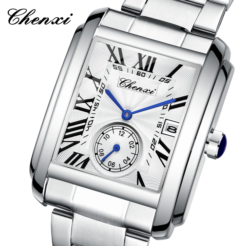 Cartier Watch Santos - Relojes de Cuarzo CHENXI 8216, Relojes