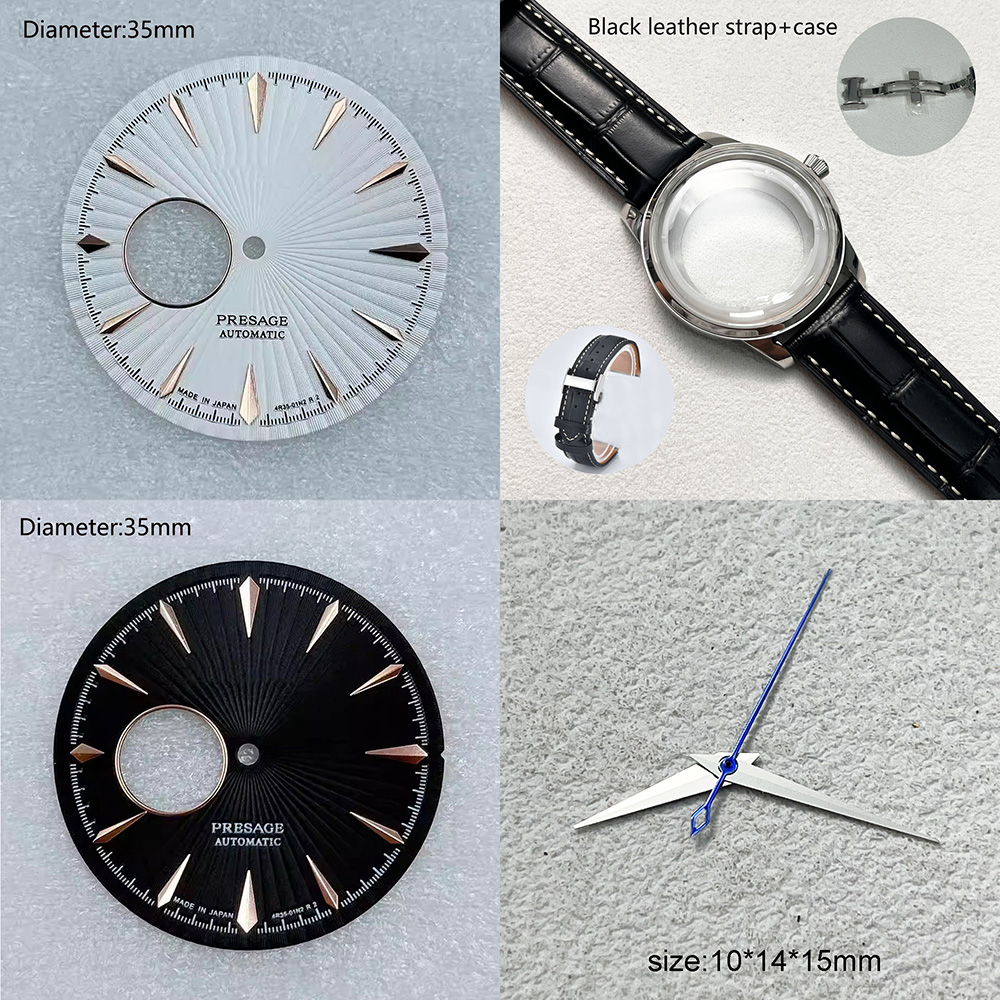 Seiko Watch Presage - Esfera con logotipo NH38 de 35
