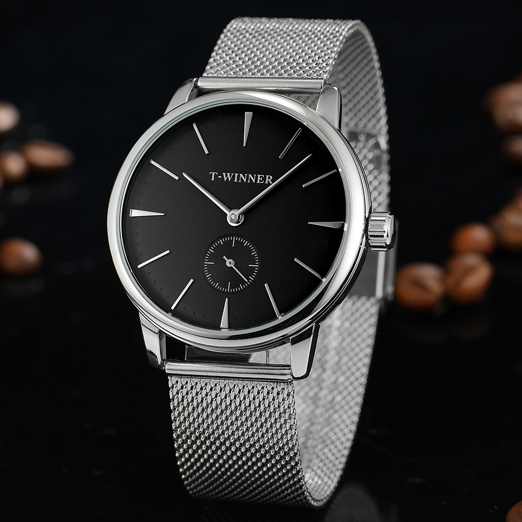 Cartier Watch Tank - WINNER-reloj mecánico con correa de malla