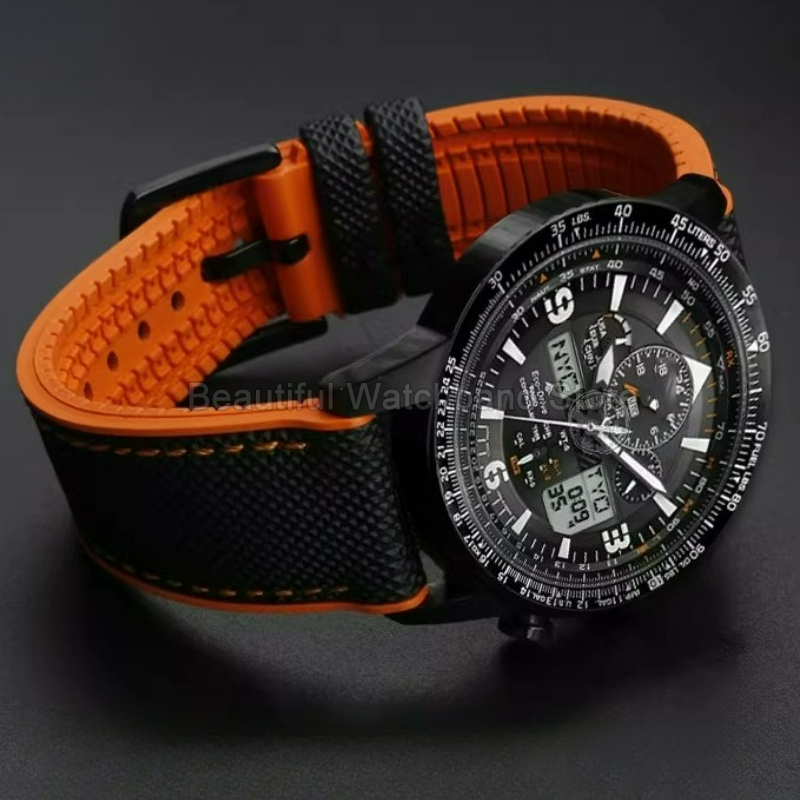 Citizen Watch Promaster - Correa de reloj de silicona y