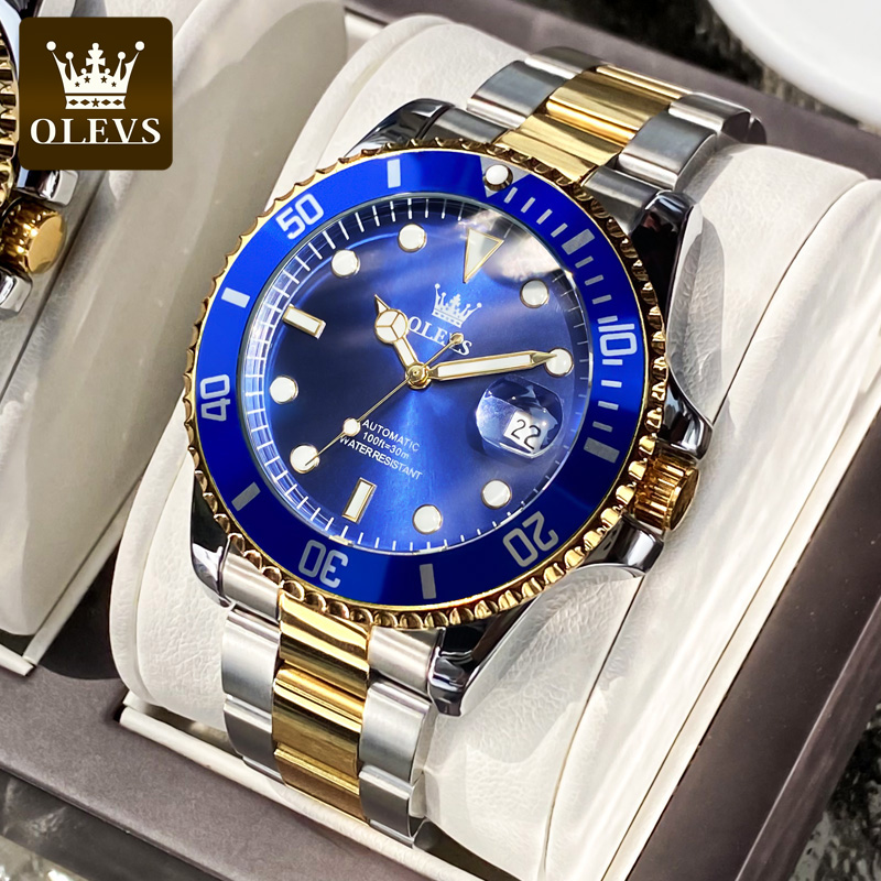 Rolex Watch Datejust - OLEVS-reloj de buceo automático para hombre,