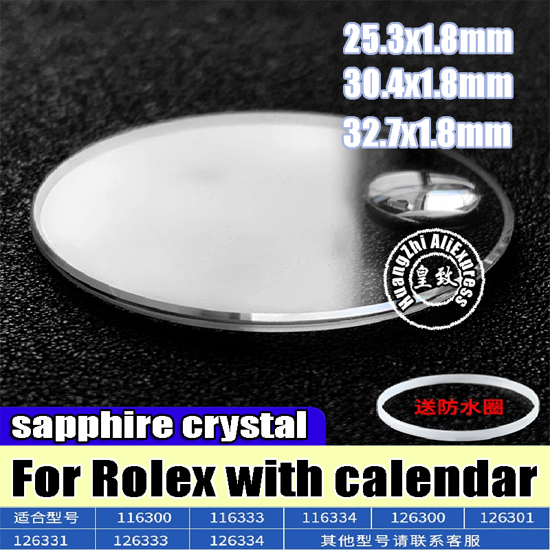 Rolex Watch Datejust - 30.4 Cristal de zafiro para Rolex