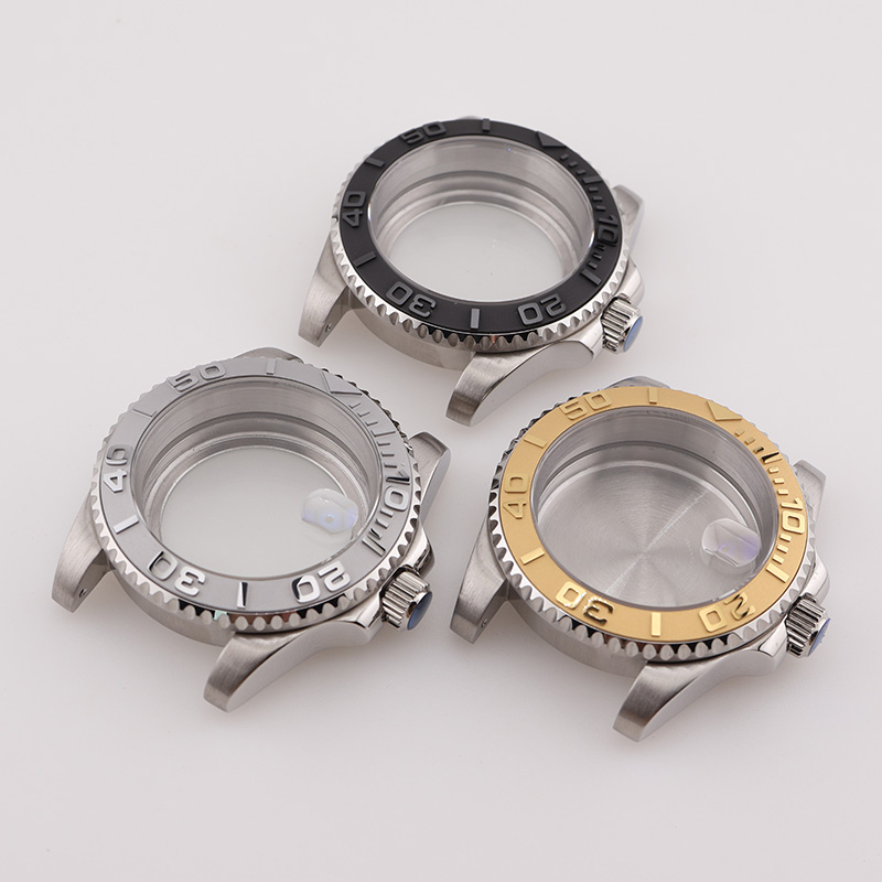 Seiko Watch Prospex - Cajas de Reloj Plateadas de 40MM