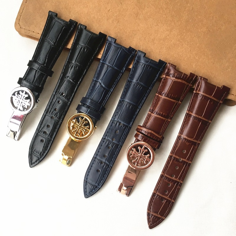 Patek Philippe Watch Aquanaut - Correa de reloj de cuero compatible