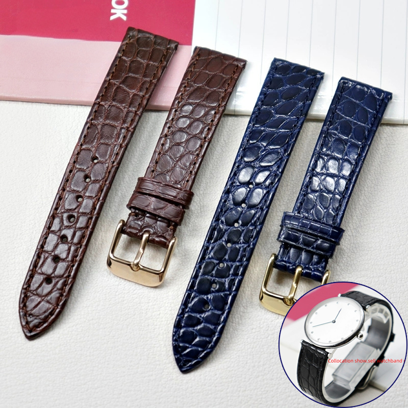 Cartier Watch Santos - Correa fina de piel auténtica de
