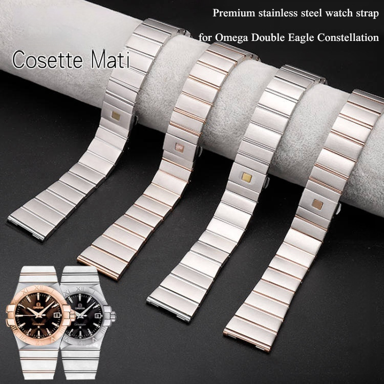 Omega Watch Constellation - Correa de acero inoxidable para pulsera