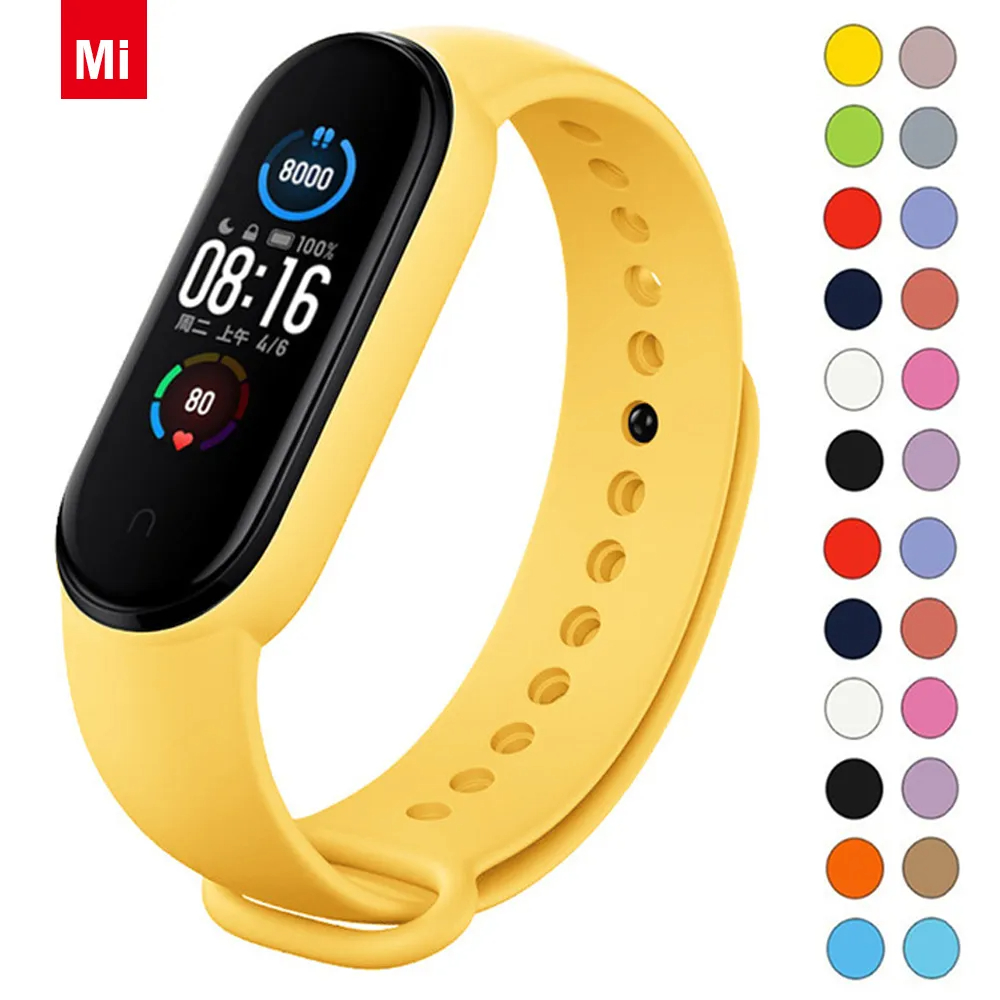 Silicone Band Women - Correas de reloj para Xiaomi Mi