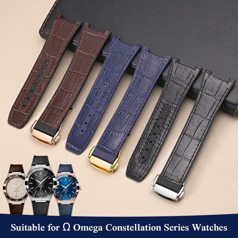 Correa de reloj de piel de vac - Omega Watch Constellation reseña y precio