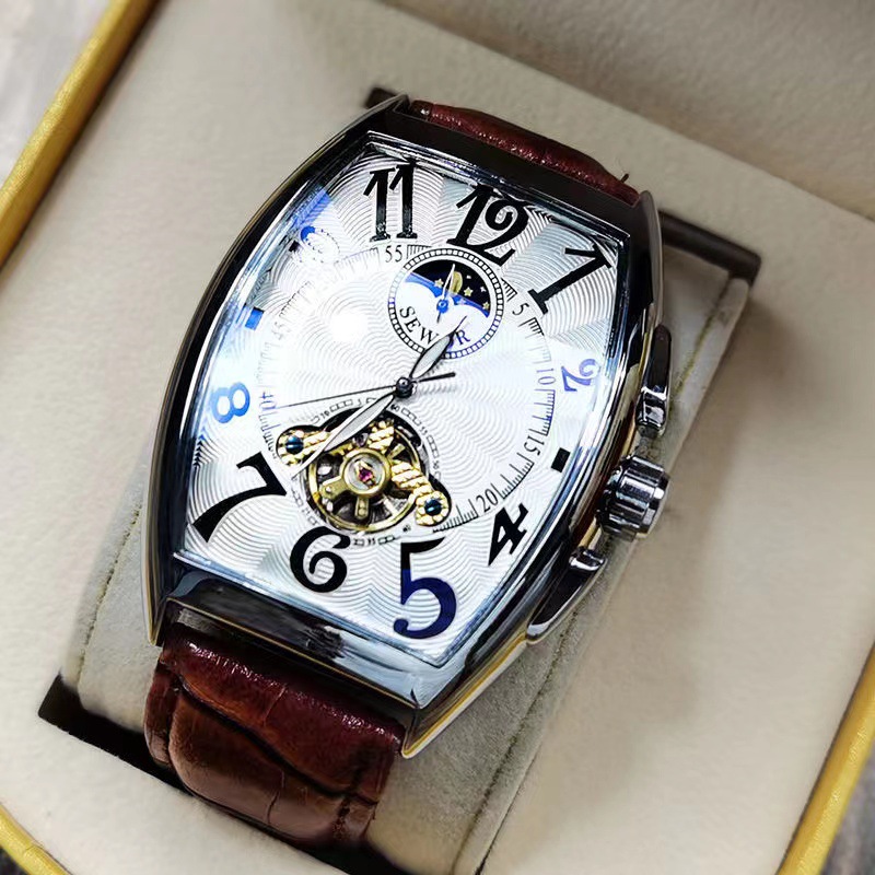 SEWOR-reloj mecánico de Tourbi - Seiko Watch Presage reseña y precio