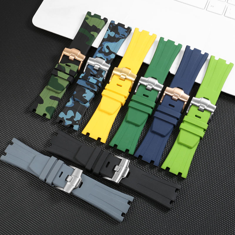 Correa de reloj de silicona de - Audemars Piguet Watch Royal Oak Offshore reseña y precio