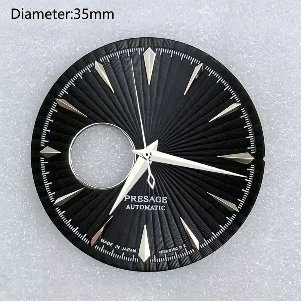 Esfera con logotipo NH38 de 35 - Seiko Watch Presage reseña y precio