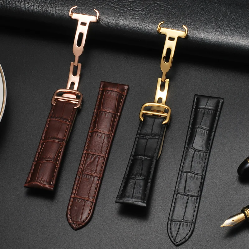 Correa de reloj con patrón de  - Cartier Watch Santos reseña y precio