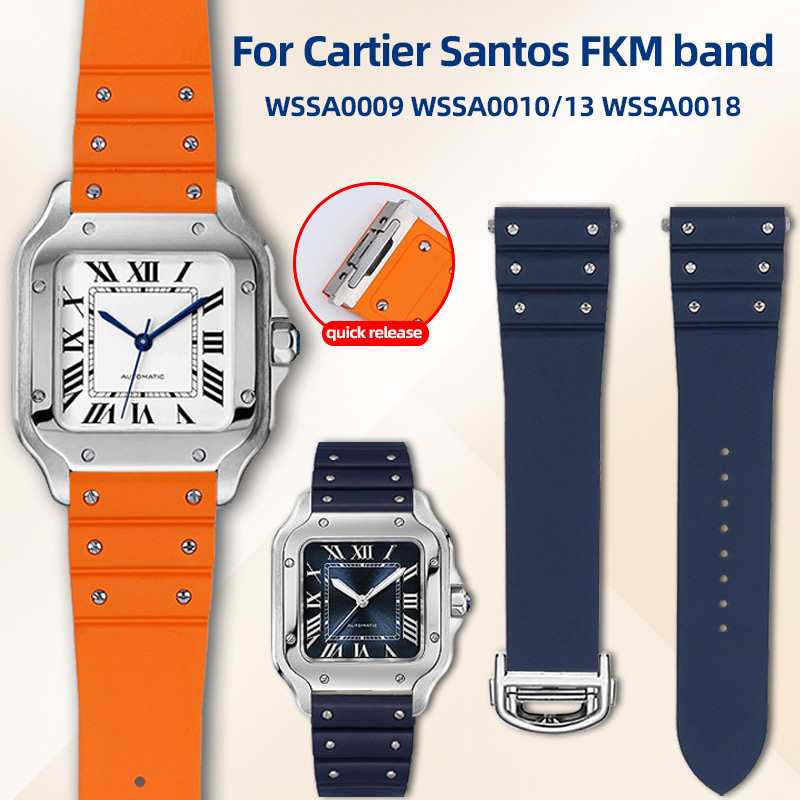 Correa de caucho fluorado Prem - Cartier Watch Tank reseña y precio