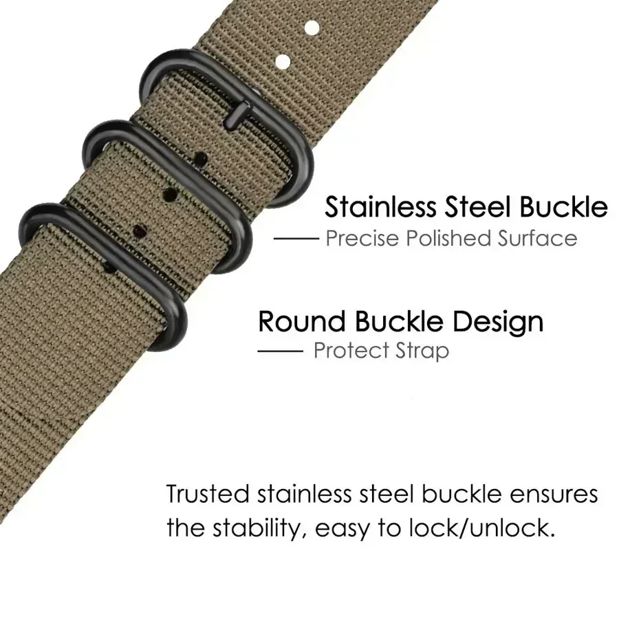 Correa de nailon de lona para  - Canvas Strap Watch reseña y precio