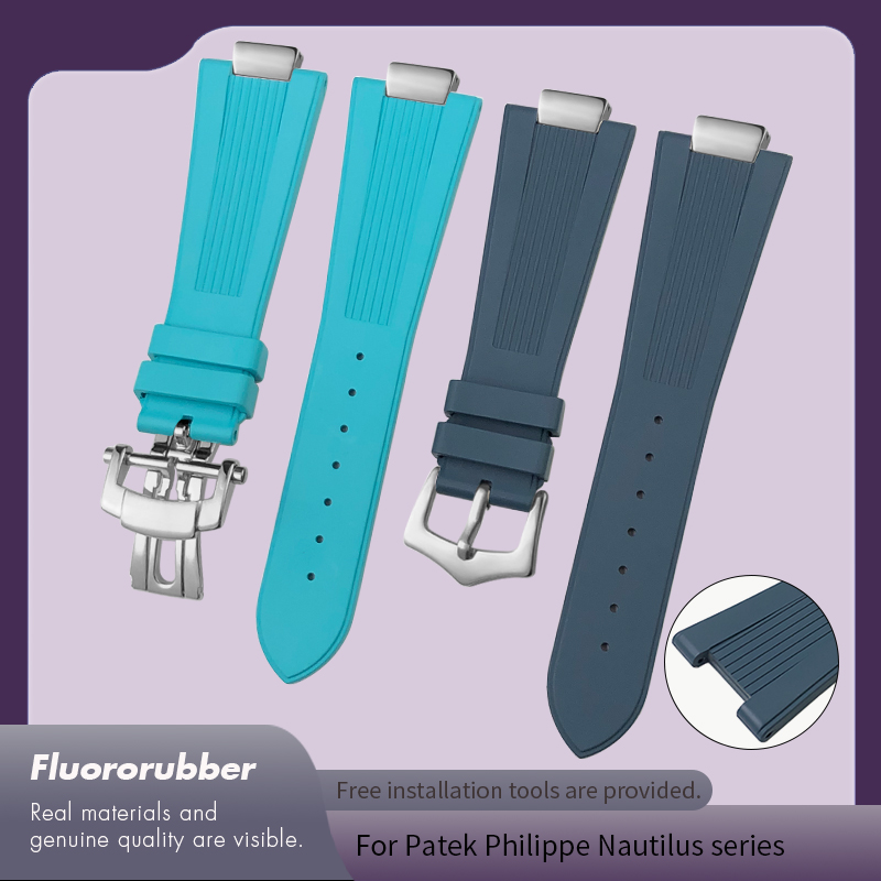 Correa de reloj de caucho fluo - Patek Philippe Watch Aquanaut reseña y precio