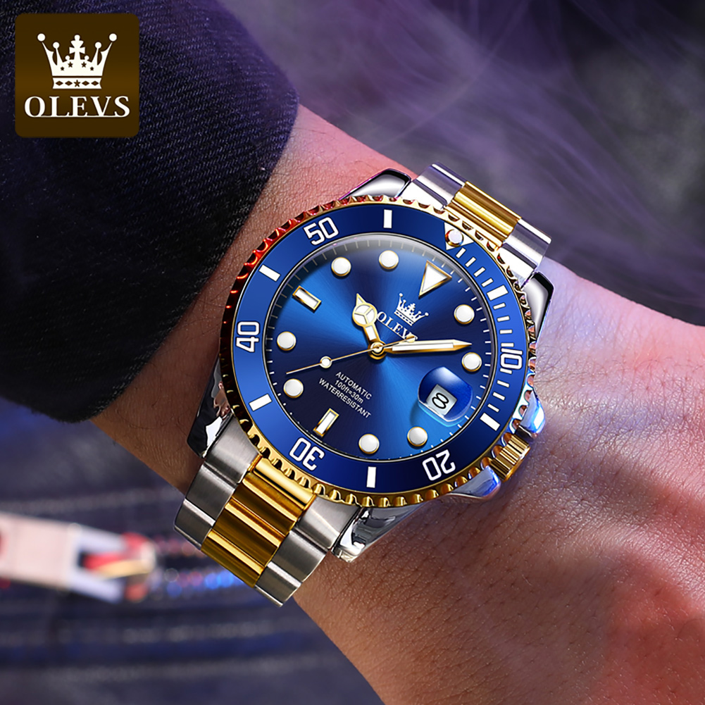 OLEVS-reloj de buceo automátic - Rolex Watch Datejust reseña y precio