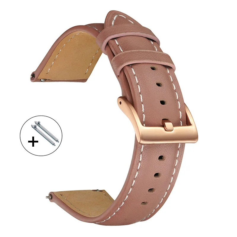 Correa de reloj de cuero genui - Suede Strap Watch reseña y precio