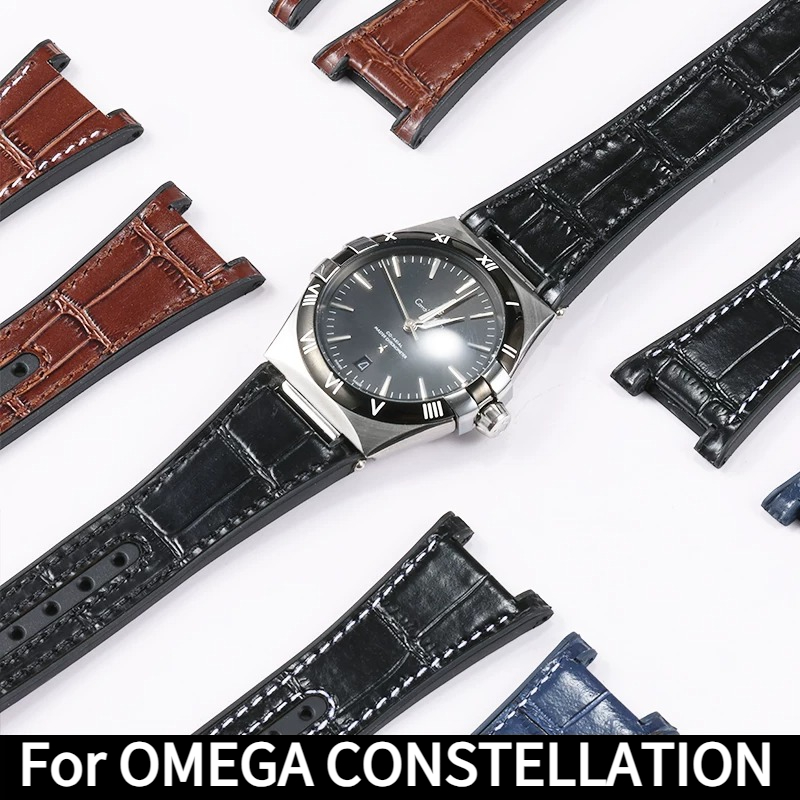 Correa de reloj de cuero genui - Omega Watch Constellation reseña y precio
