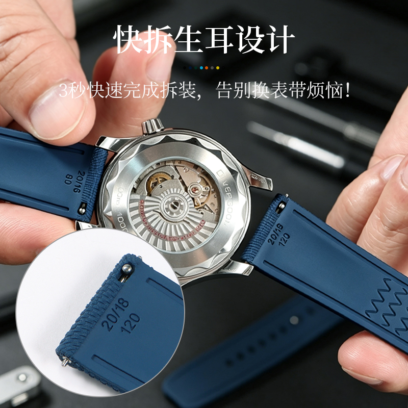Correa de reloj de caucho fluo - Audemars Piguet Watch Code 11.59 reseña y precio
