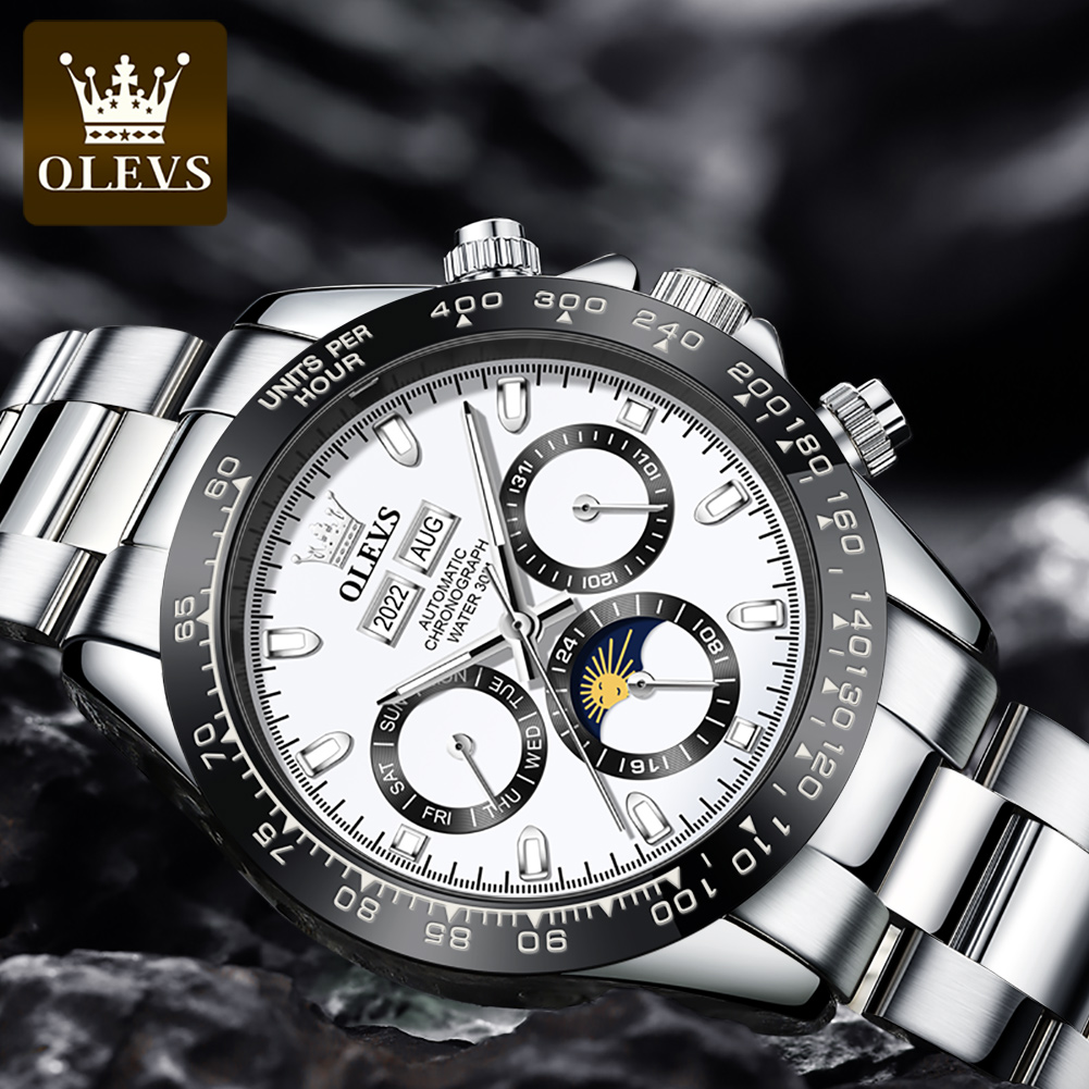OLEVS 6654 reloj de lujo para  - Rolex Watch Datejust reseña y precio