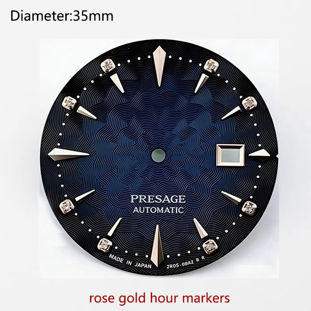 Esfera de 35 mm con logotipo S - Seiko Watch Presage reseña y precio