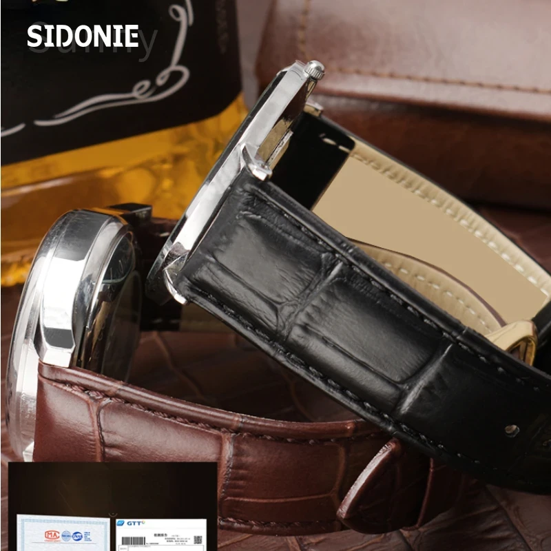 Correa de reloj de piel de vac - Cartier Watch Santos reseña y precio