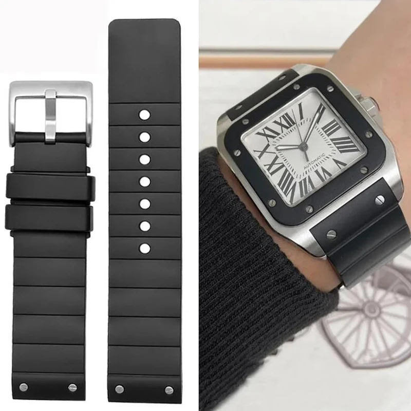 Correa de reloj de alta calida - Cartier Watch Santos reseña y precio