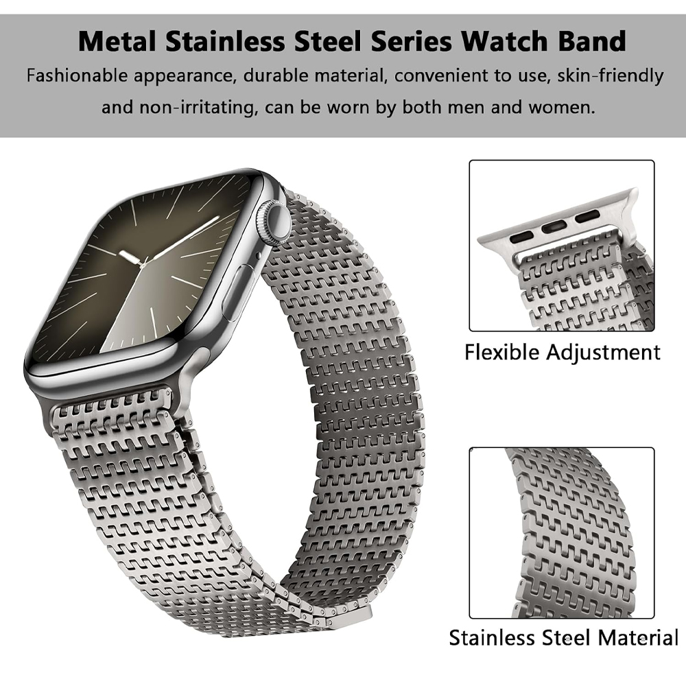 Correa de titanio para Apple W - Milanese Loop Magnetic reseña y precio