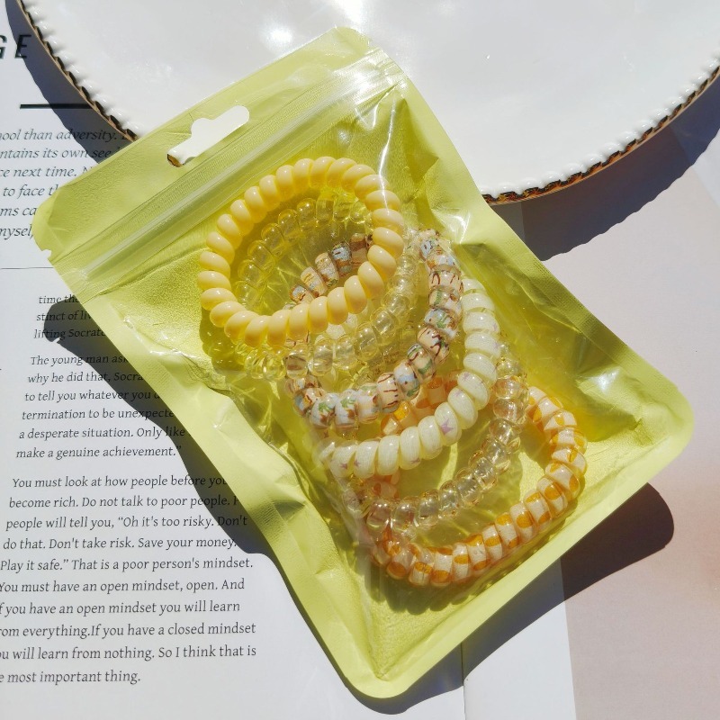 6 Piezas de Coleteros Elástico - Silicone Band Women reseña y precio