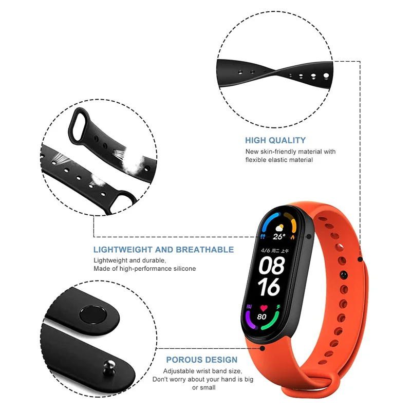Correas de reloj para Xiaomi M - Silicone Band Women reseña y precio