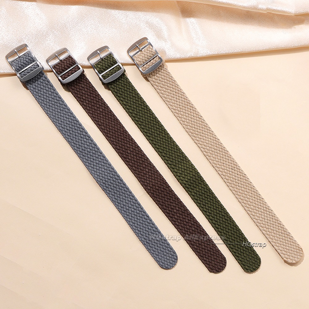 Correa de reloj de lona tejida - Perlon Strap Woven reseña y precio